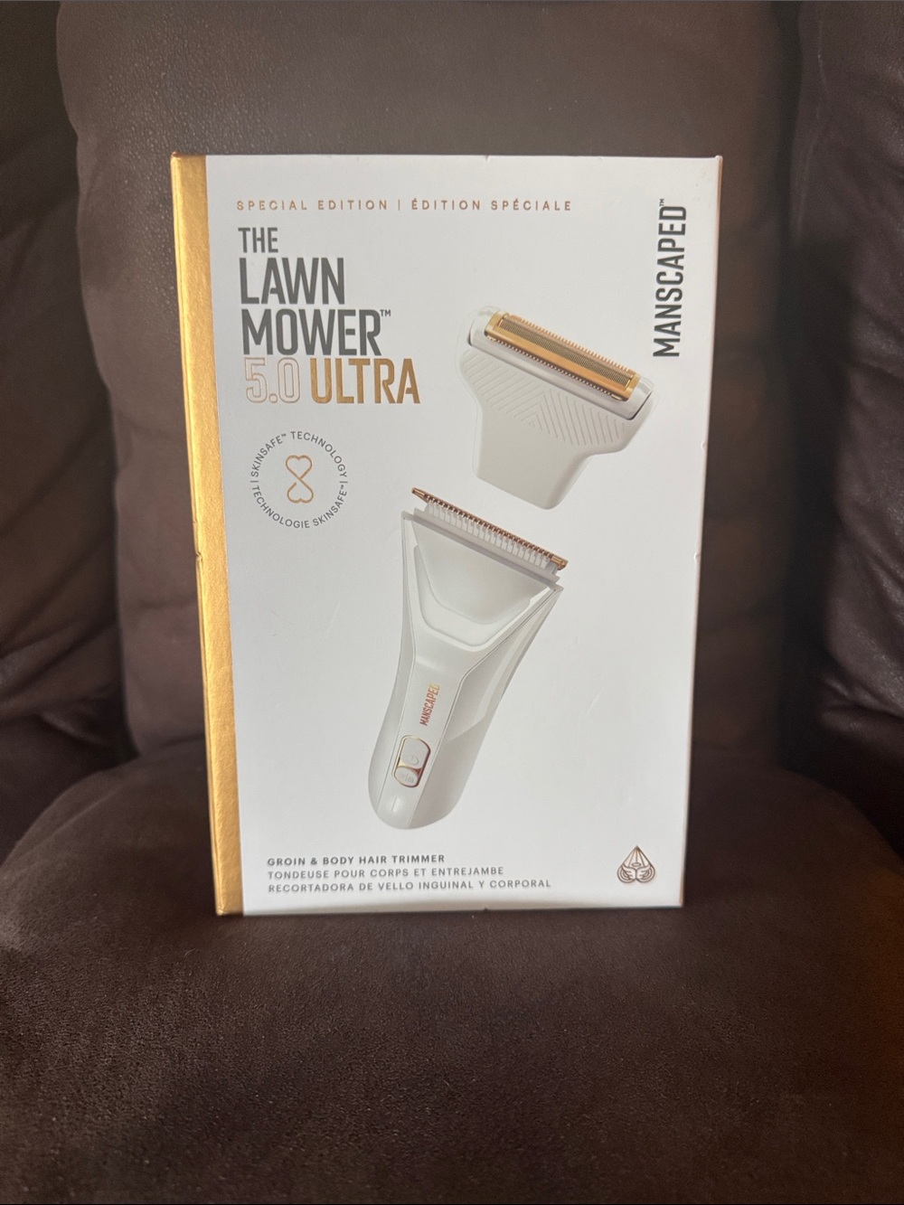 Manscaped The Lawn Mower 5.0 Ultra White & Gold Grooming Trimmer